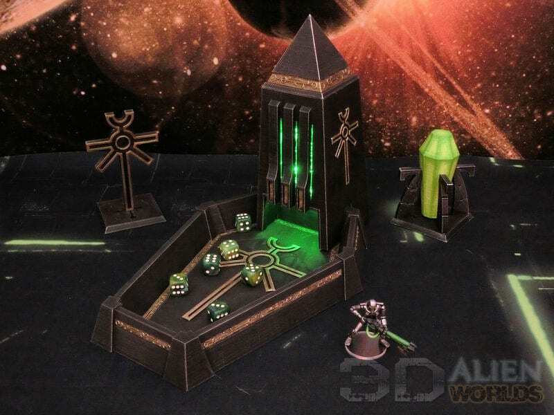 Slumbering Machines Dice Tower - Grimdark Wargaming Tabletop