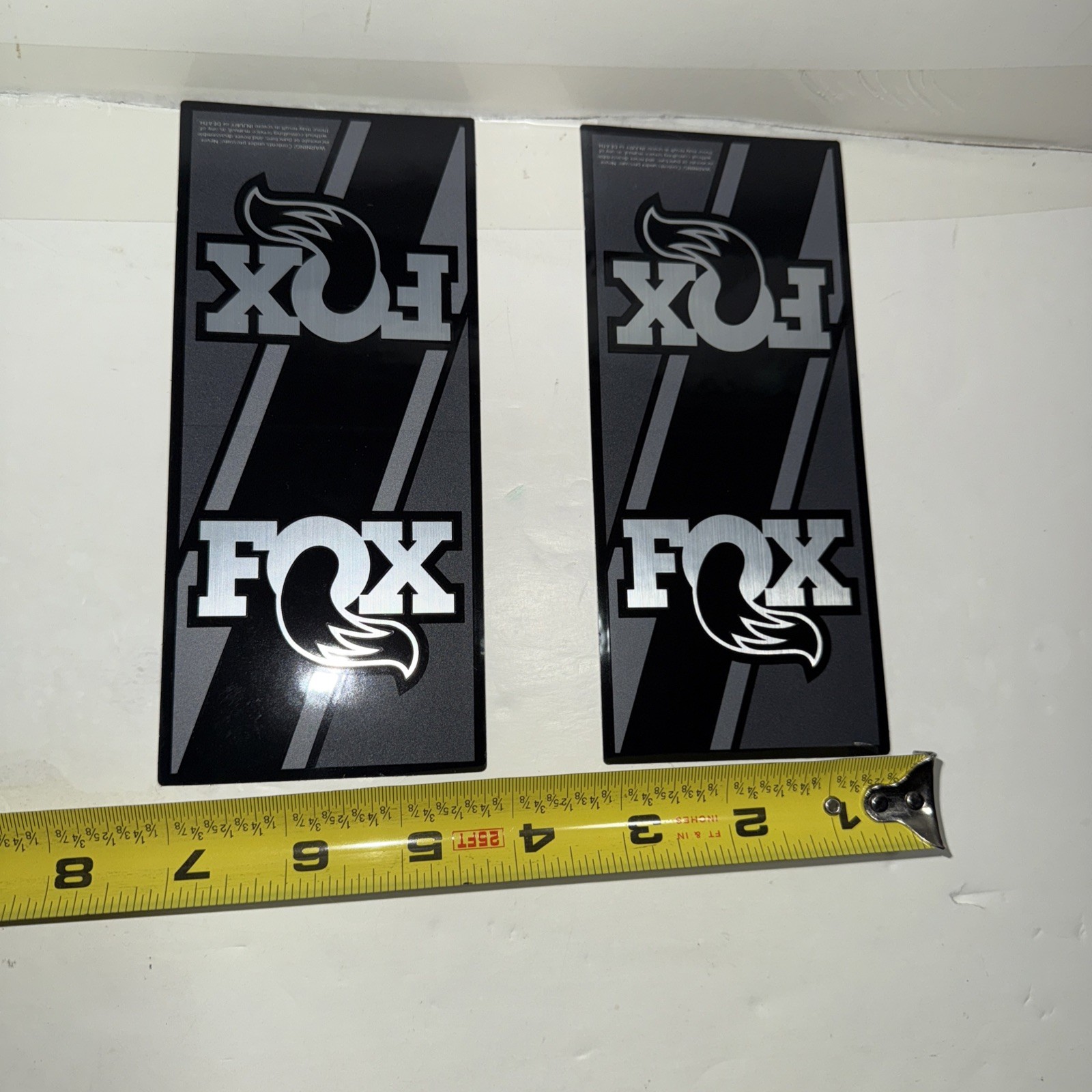 FOX RACING SHOCKS SHOX SUSPENSION 2 GENUINE DECALS STICKERS