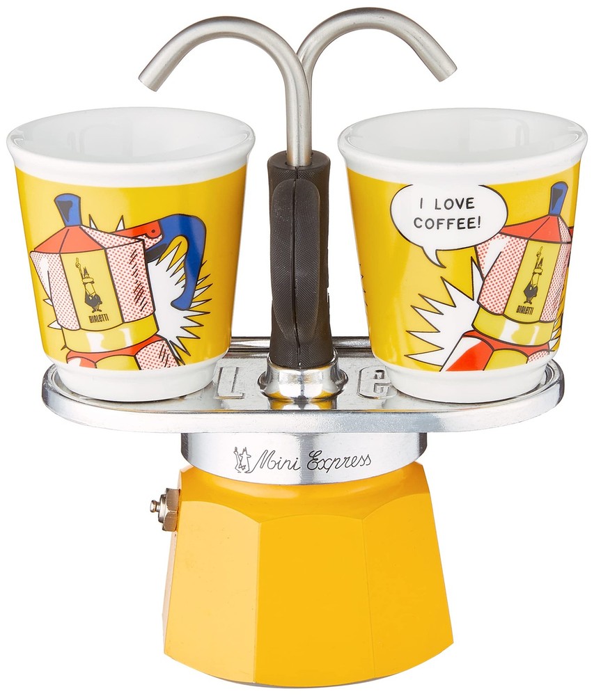 Bialetti - Mini Express Lichtenstein: Moka Set includes Coffee Kitchen