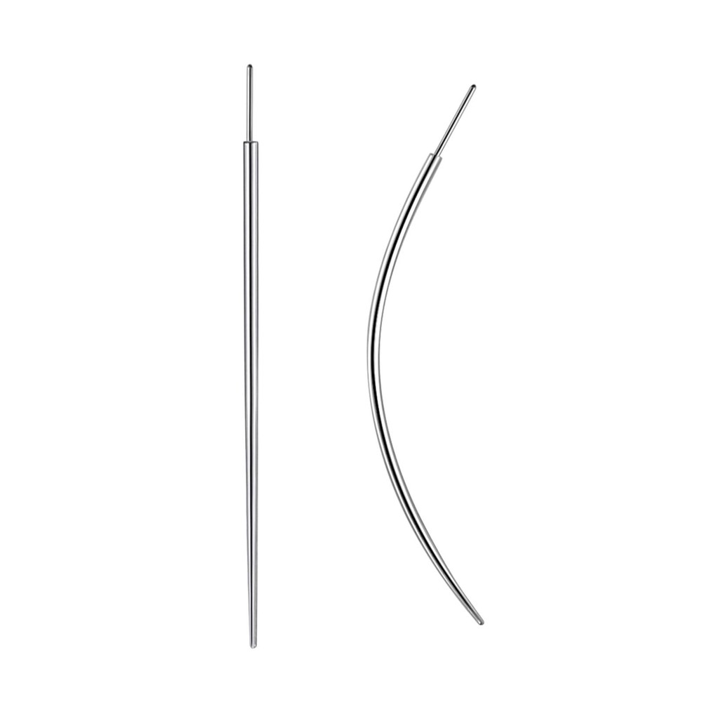 Titanium Threadless Piercing Tool for Nose, Lip, Ear, Tragus, Helix - 2Pcs