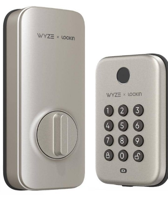 Wyze - Smart Lock Bolt, Fingerprint Keyless Entry, Bluetooth Deadbolt Replace...