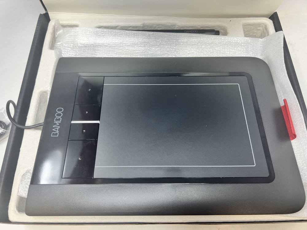 NEW OPEN BOX UNTESTED Wacom Model CTH470 Bamboo Capture Pen and Touch Tablet