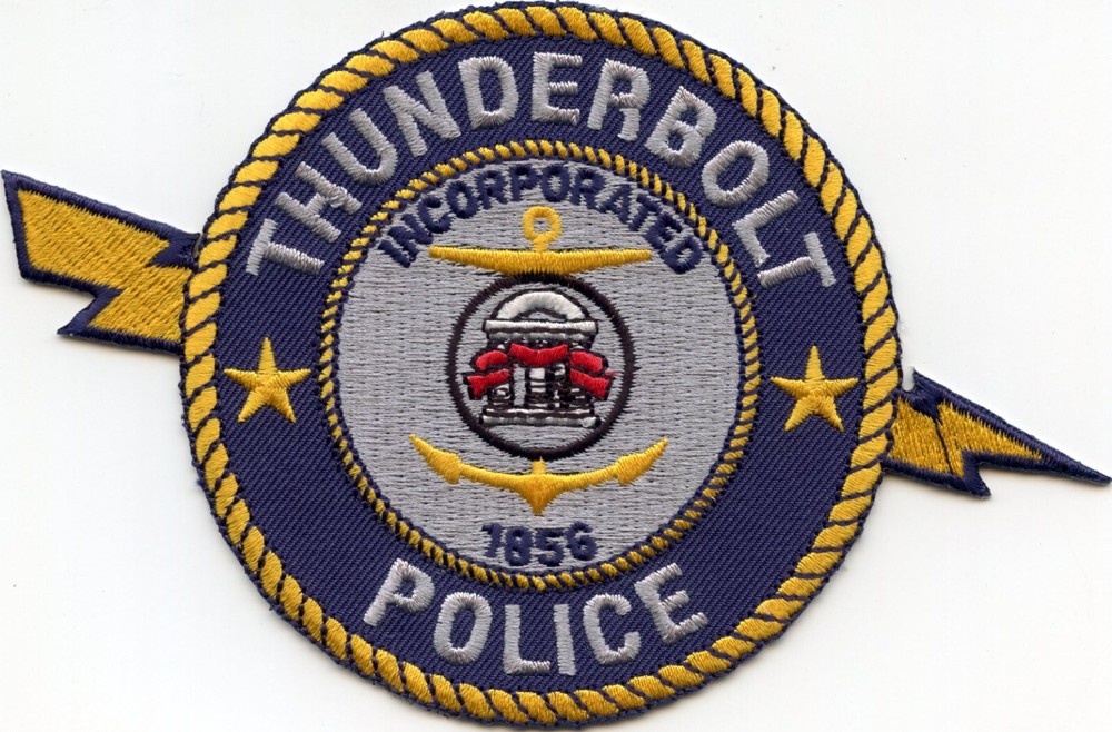 THUNDERBOLT GEORGIA POLICE PATCH