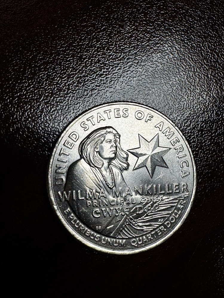 Excellent Condition 2022-P - ‘IN COD WE TRUST' Error WILMA MANKILLER