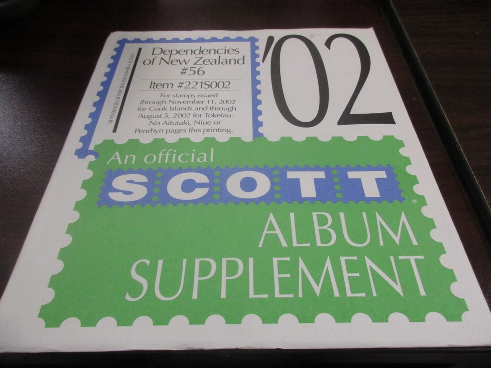 "SCOTT" Dependencies of New Zealand #56,  ALBUM  SUPPLEMENT  W/FREE SHIPPING!!
