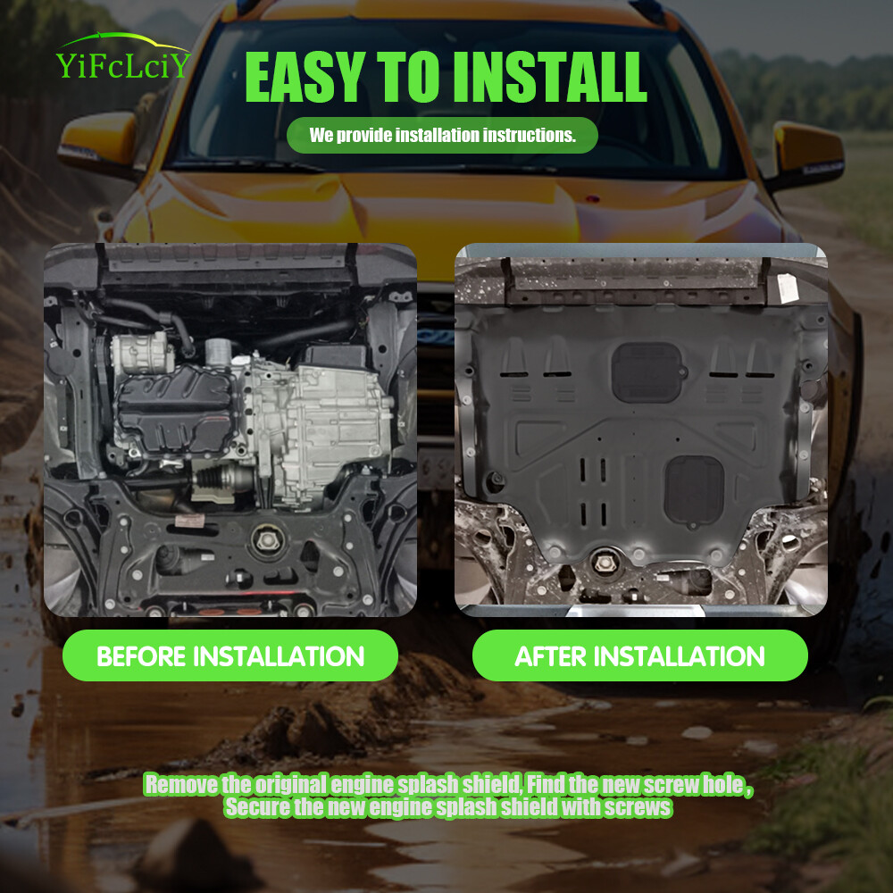 Thick Engine Splash Shield For Audi A3 2015-2016 Front Engine Guard Hard