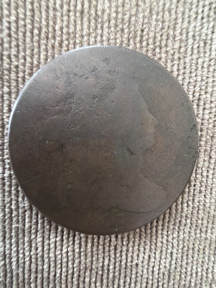 1807 DRAPED BUST LARGE CENT, VG ~ LESS COMMON DATE, BETTER ORIGINAL EXAMPLE