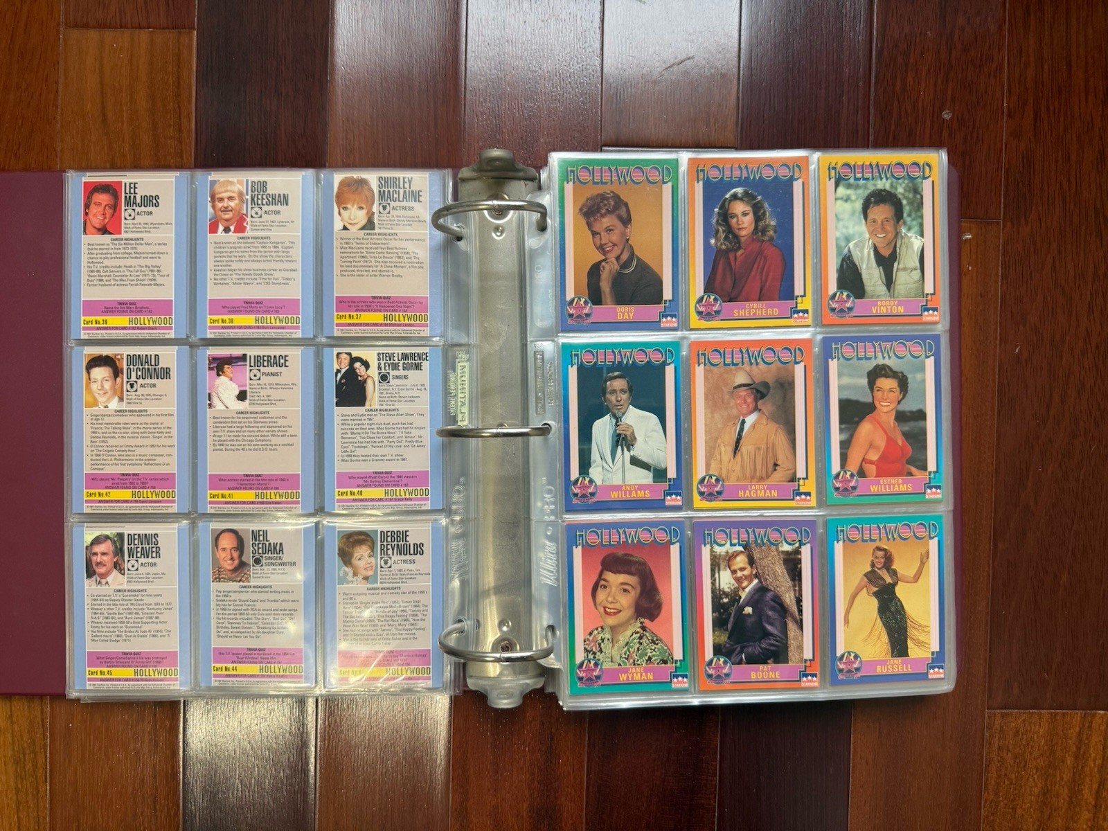 1991 Hollywood Starline 200+ Cards & Binder