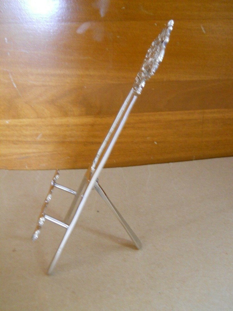 NWT Liards Nickel Plated Brass Decorative Easel