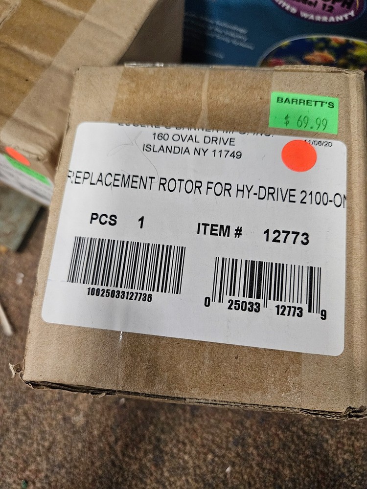 Replacement Rotor for Hy-Drive 2100-only