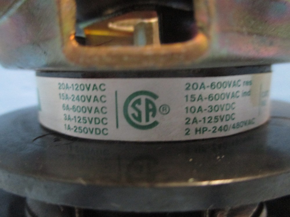 Electroswitch 24208E 20A 600V 2 Position Selector Rotary Switch Series 24