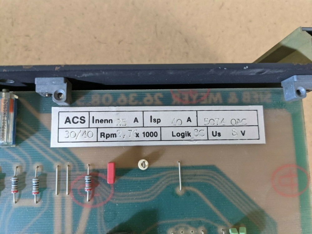 Sieb & Meyer SINUDYN Axis 26.36.3 AC-SERVO MODULE