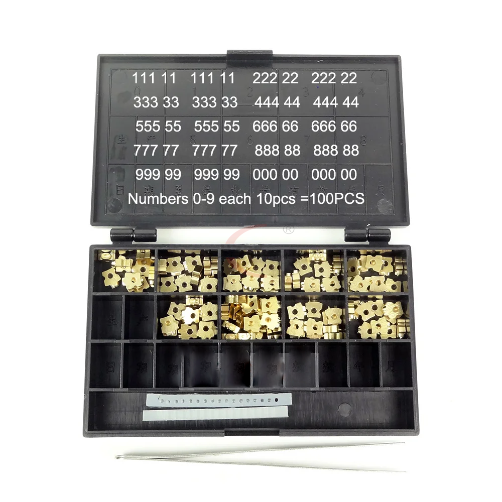 Solid Ink Coding Machine Letter/Brass Character Letter Number Alphabet with Hole