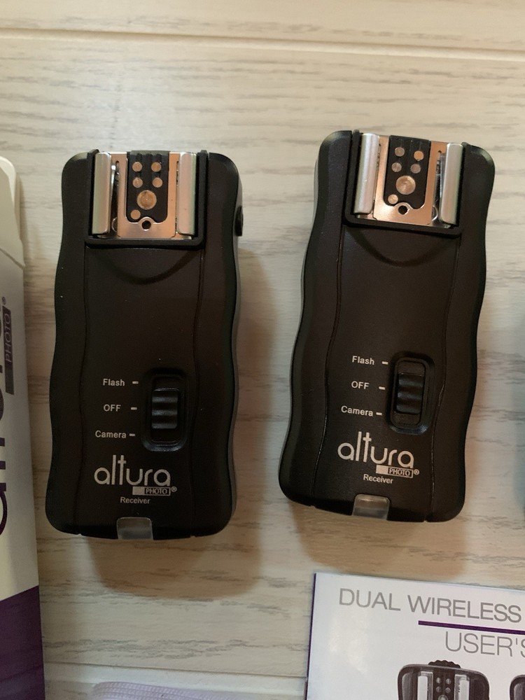 Altura Photo Duel Wireless Flash Trigger Set For Nikon Remote Shutter Release