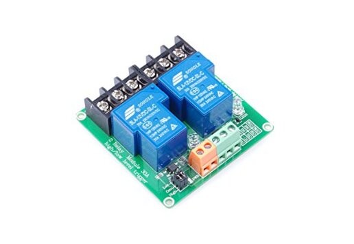 DC 12V 30A 2-Channel Relay Module High Or Low Level Triggering with