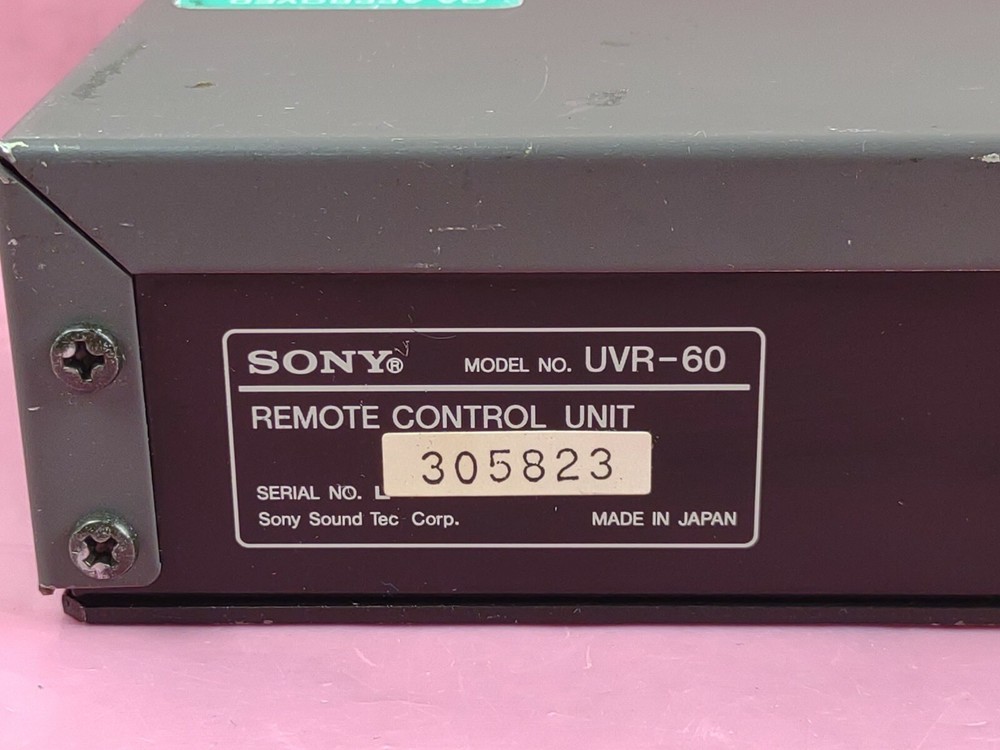 Sony UVR-60 Remote Control Unit