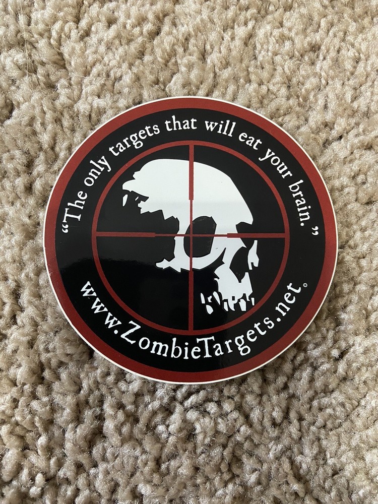 Zombie Targets Sticker Decal
