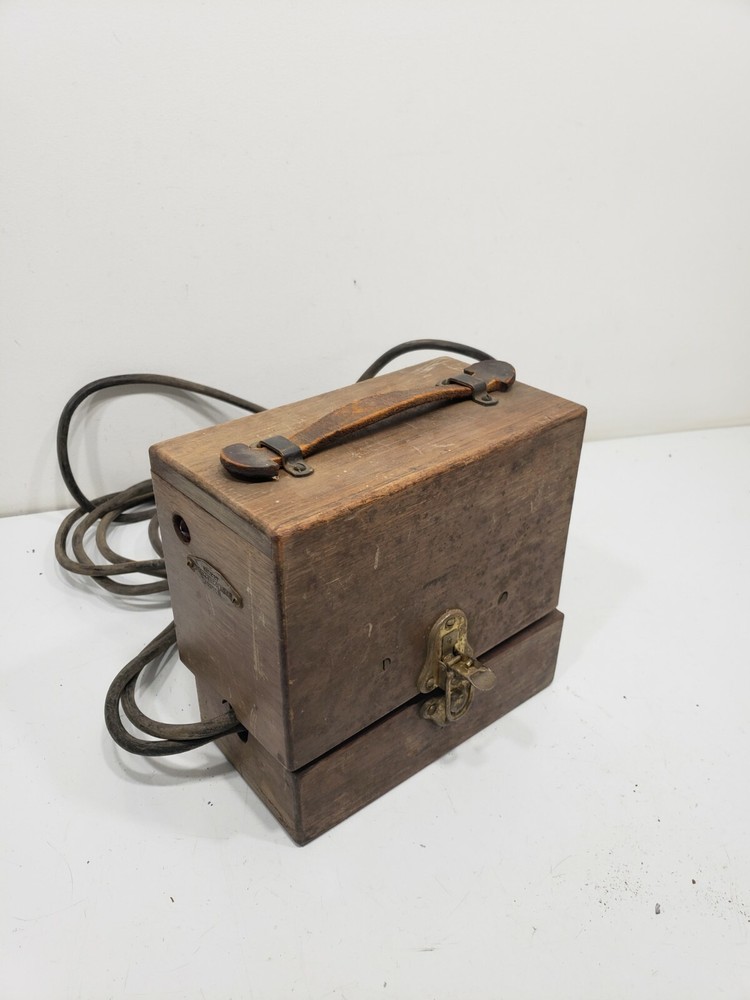 ANTIQUE SIMPLEX WIRE CABLE ELECTRIC SOLDERING IRON TOOL MACHINE BOSTON