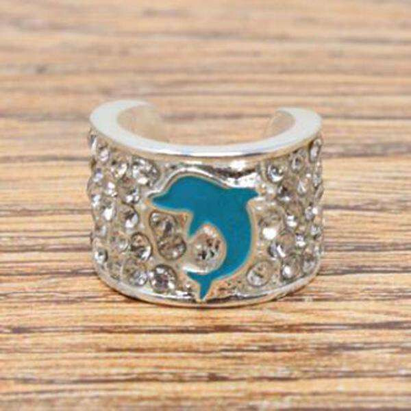 CharMED Stackable Personalize Stethoscope Bling Charm | Dolphin