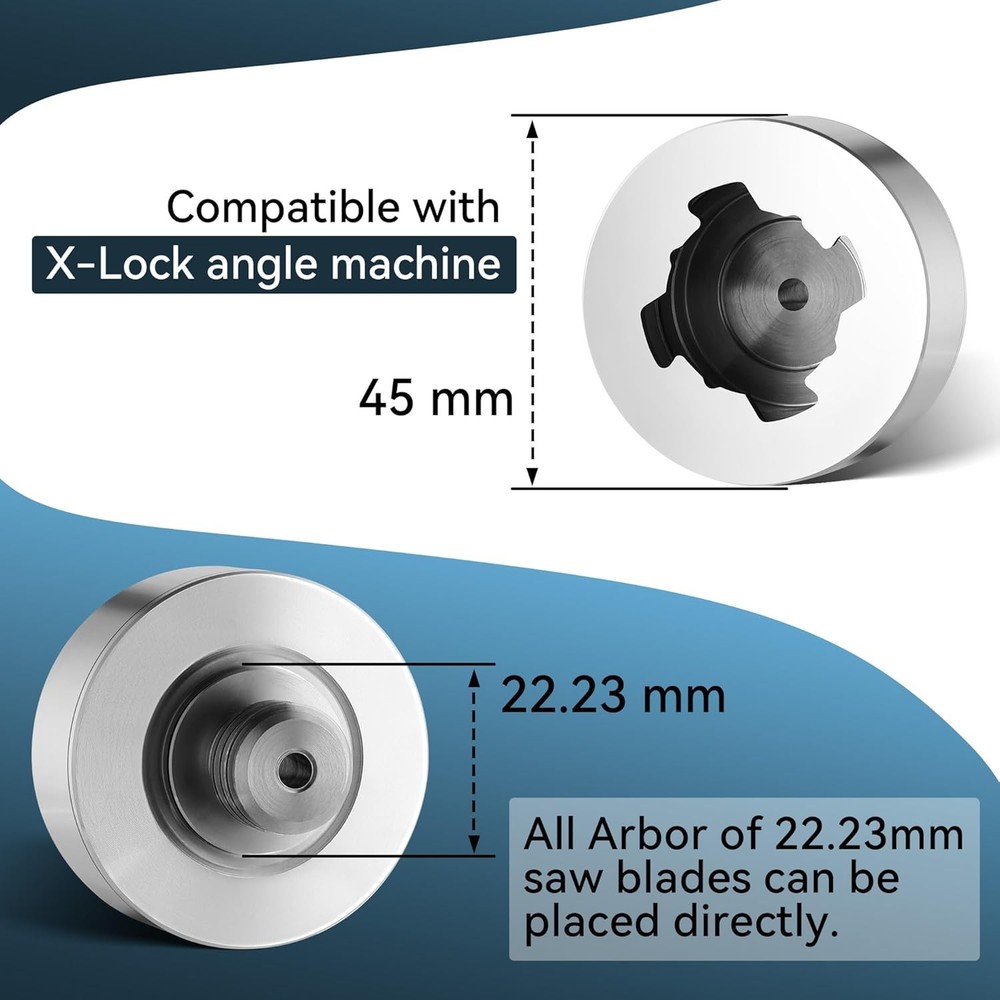 Dreyoo Grinder Lock to 5/8''-11 Thread, Compatible with XLOCK Angle Grinder...