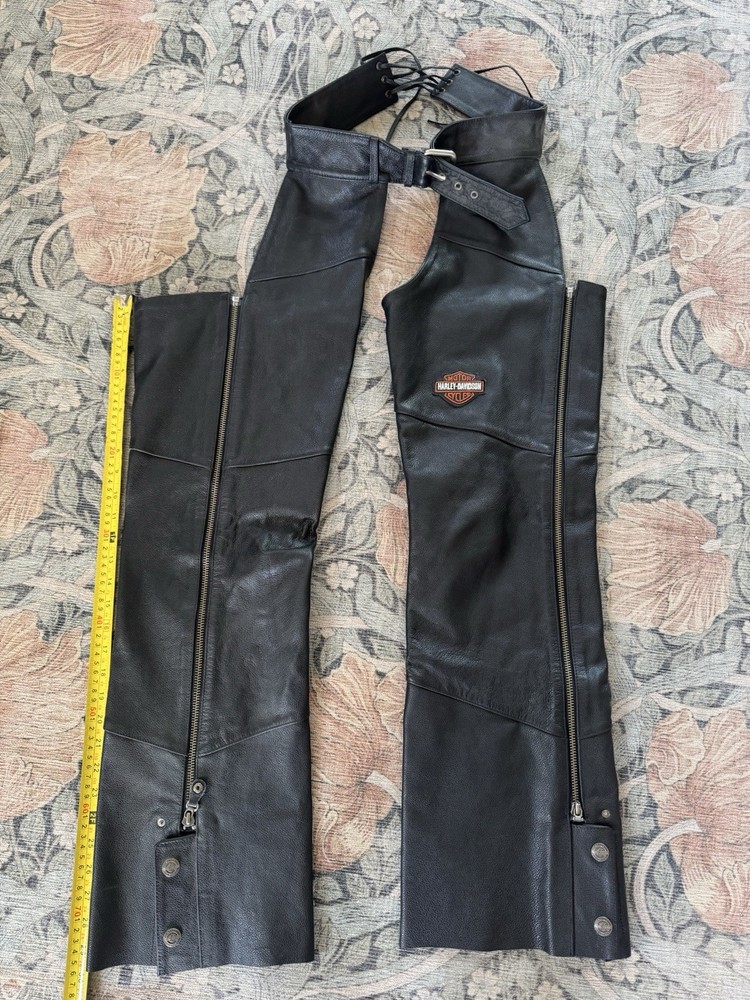 Harley Davidson Leather Motorcycle Chaps