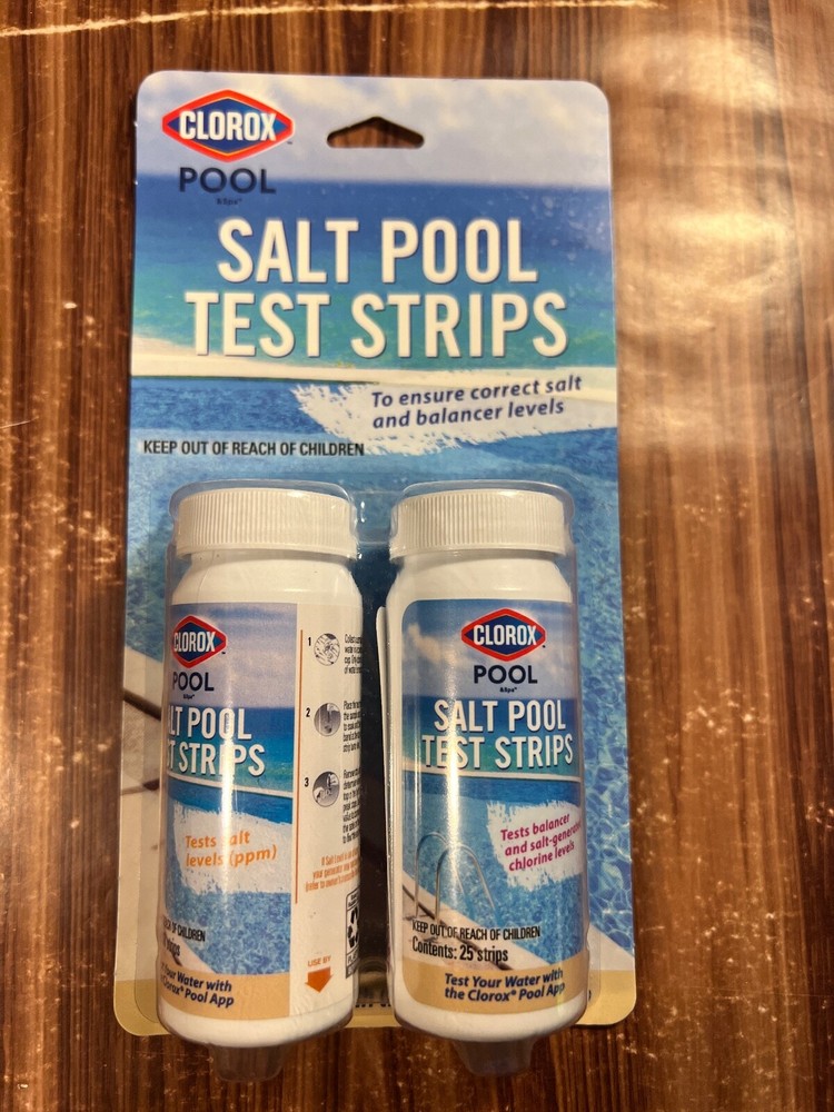 Clorox Pool & Spa 35-Pack Salt Pool Test Strips for Pool Water Testing Patio pH