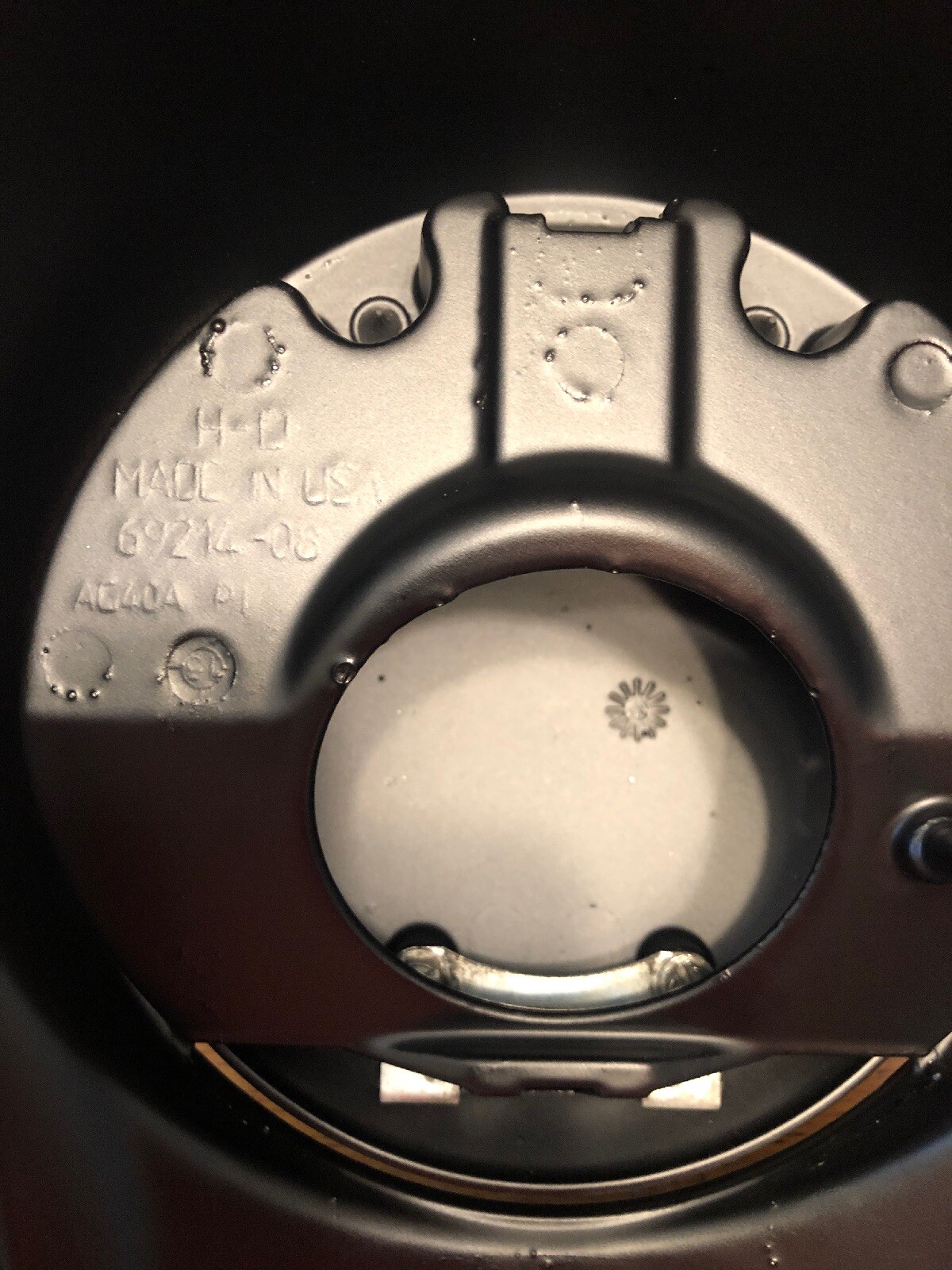 HARLEY DAVIDSON TOURING STREET/ROAD GLIDE CONSOLE DASH PUSH BUTTON DENIM BLACK