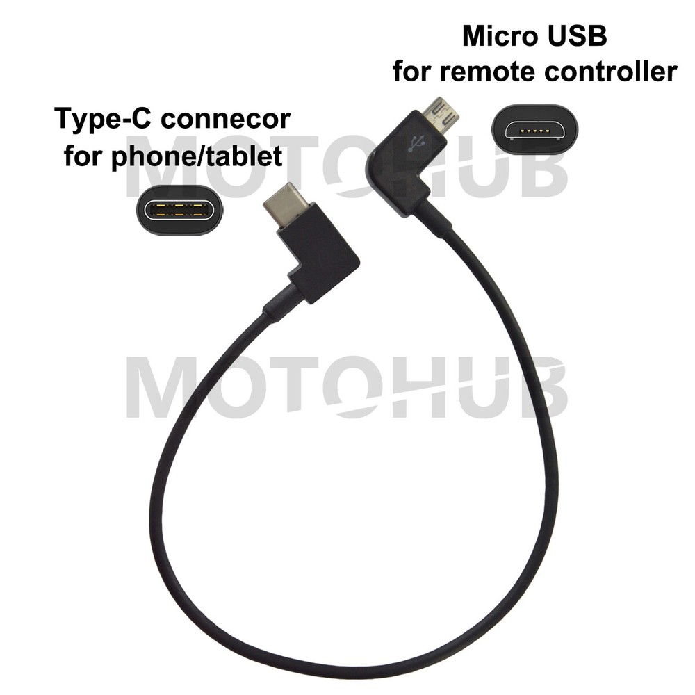 OTG Micro USB Cable Data Cord for DJI Mavic Mini 1 Remote Controller to Type-C