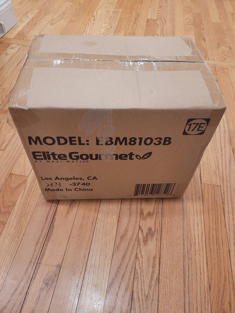 Elite Gourmet EBM8103B Programmable Bread Maker Machine - Black