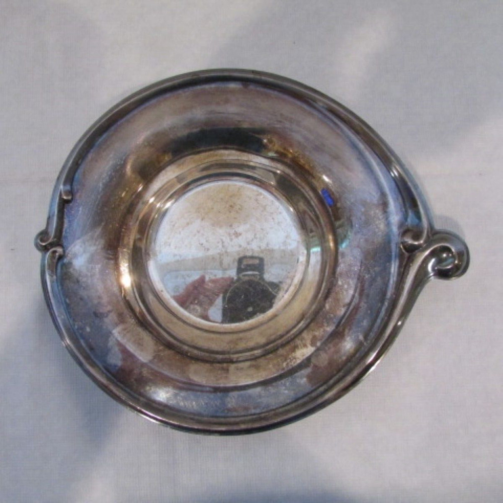 International Silver Company Candy Dish Wine Bottle Holder