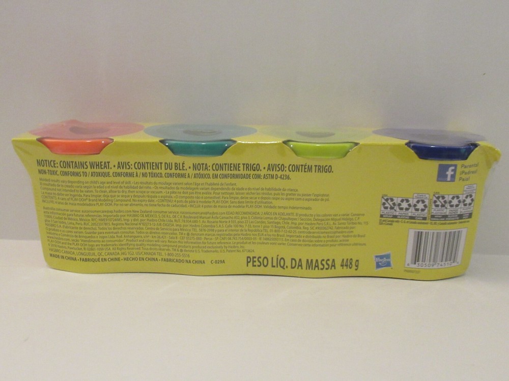 Play-Doh Modeling Compound 4 Pack - Hasbro - Sealed