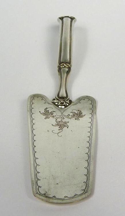 Biedermeier cake lifter Silver about 1850