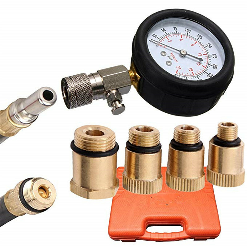 Car Diagnostic Cylinder Compressor Gauge Meter Test Pressure Compression Tester