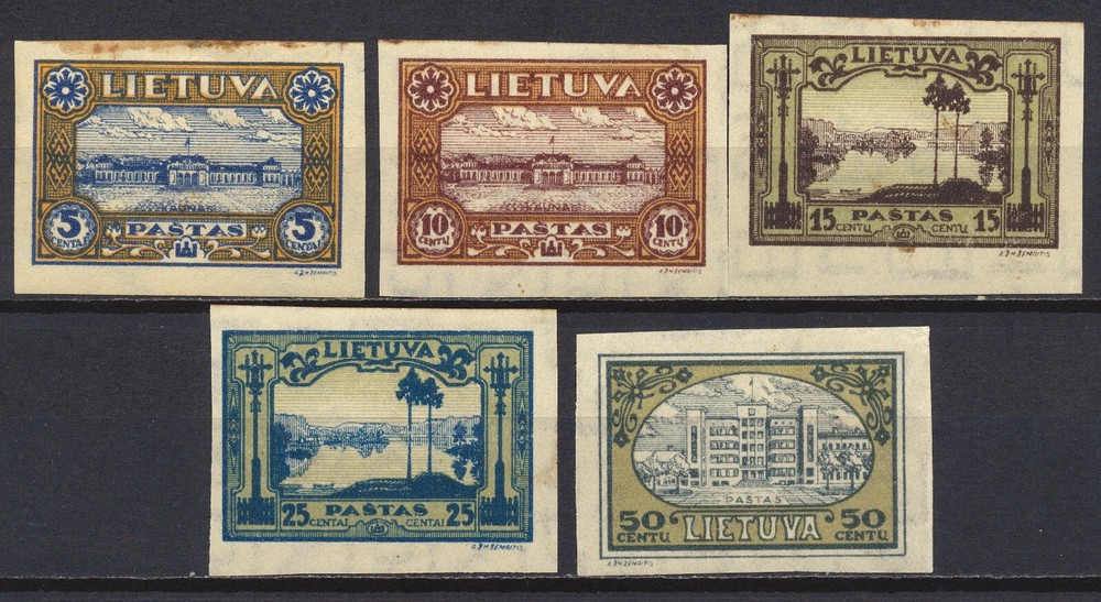 Lithuania 1932 imperf MM