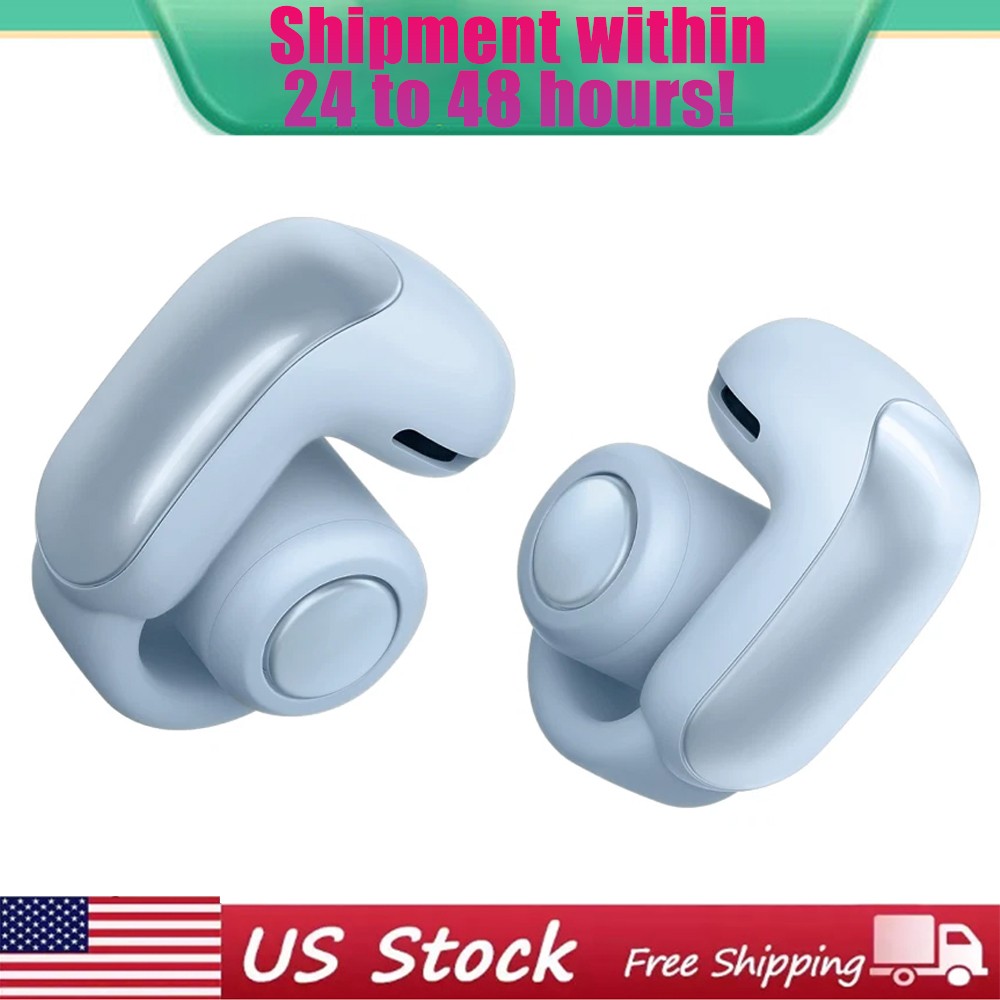 Ultra Open-Ear True Wireless Bluetooth Earphone Ultra Open Earbuds White - New