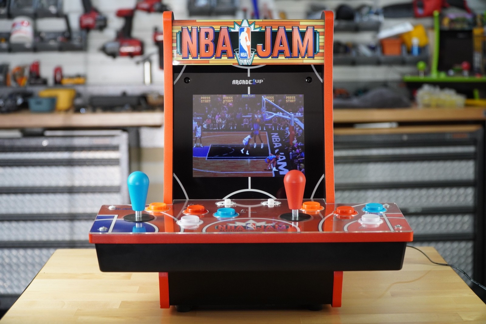 Arcade1Up NBA JAM 2 Player Countercade - Bar top Arcade - Great Condition - USED