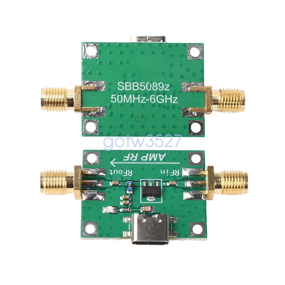 20dB Gain RF Module 5MHz–6GHz RF Power Amplifier RF Preamplifier Module SBB5089