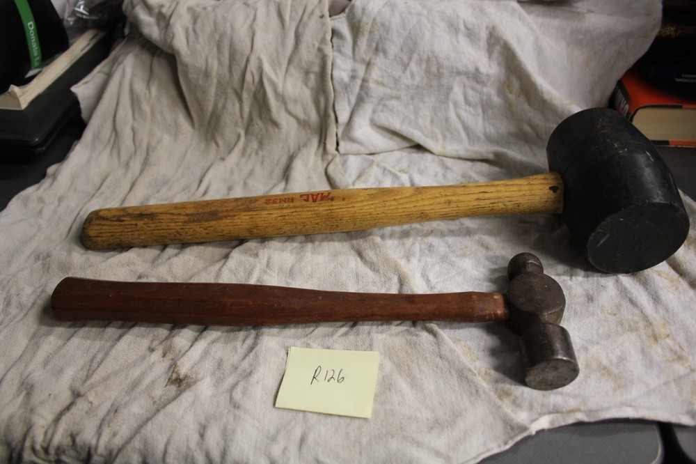 Mac Tools Rubber Mallet RM32 & Ball Peen Hammer