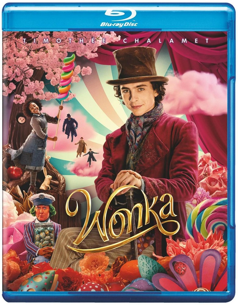 Wonka Blu-ray Timothée Chalamet NEW