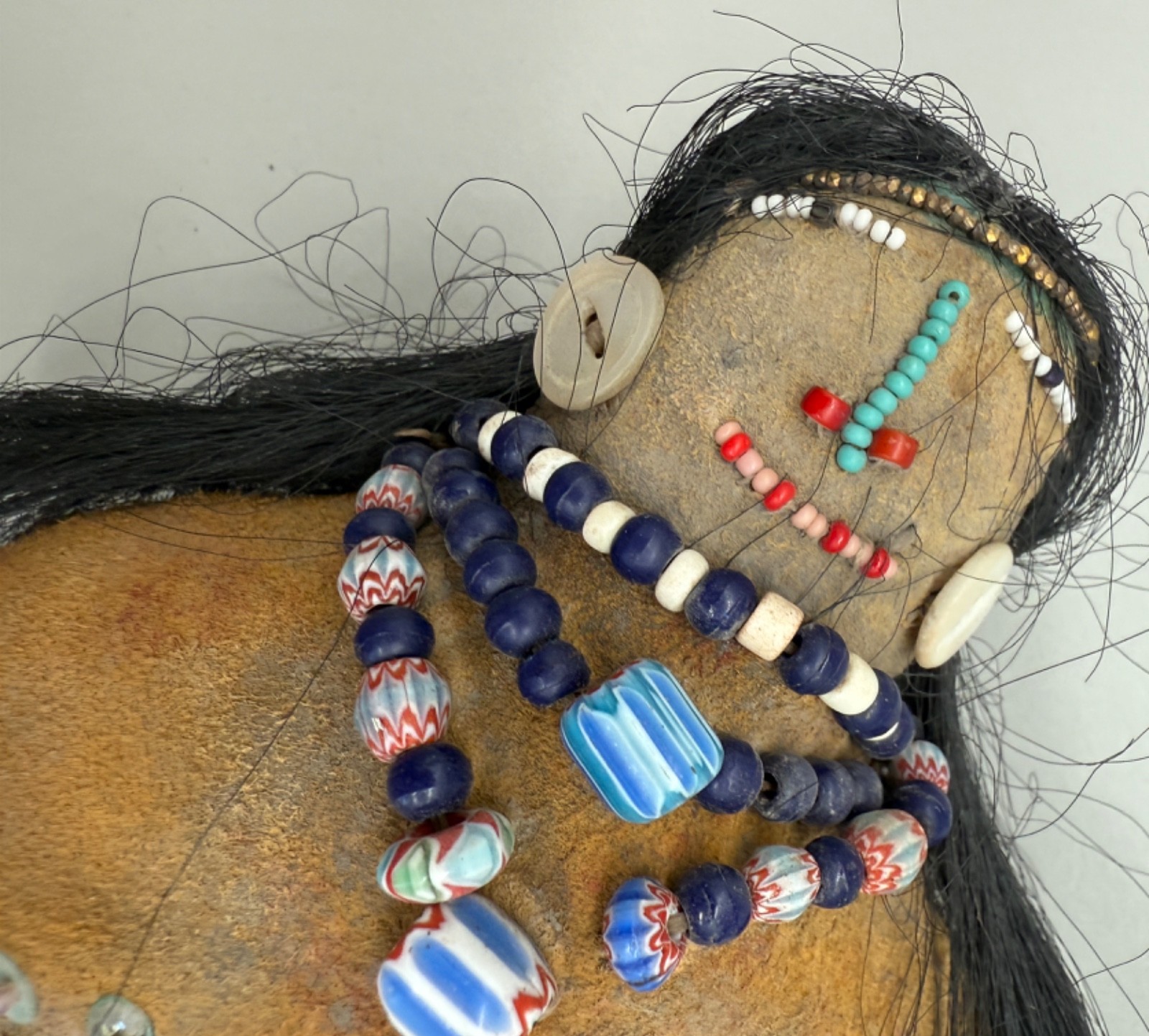 Antique Lakota Sioux Native American Double Sided Doll Anoglte 1890s Antique Dol