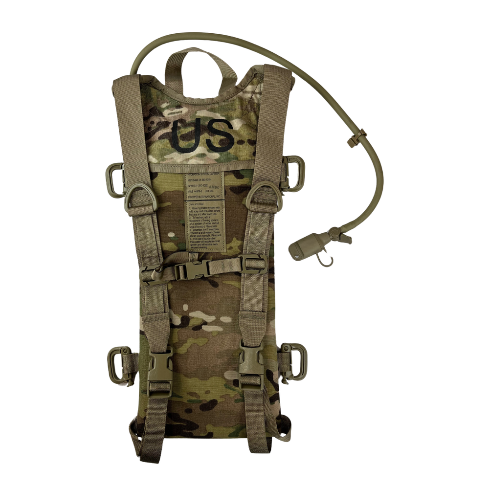 Used Damaged Multicam Hydration System W/ G.I. Bladder (9671) *mocinc.1982*