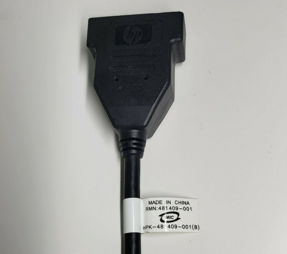 HP DisplayPort to DVI Conversion Cable - 7.5" , Universal, Black