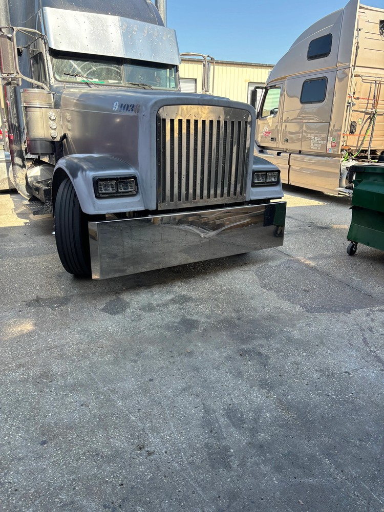 Classic SS Mitered End Bmpr, Mir Finish Plain 20
