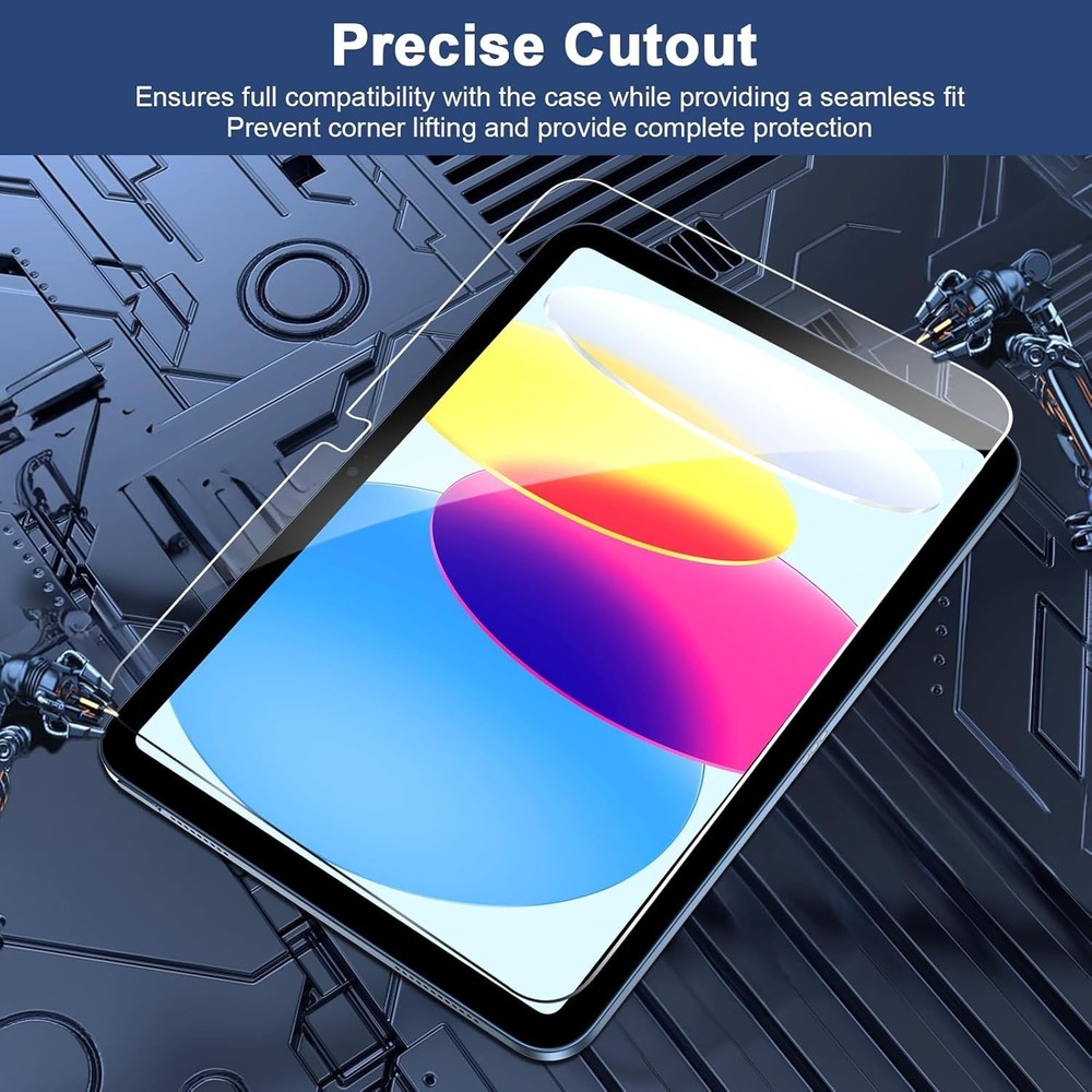 BLOSOMEET 2 Pack Screen Protector for iPad 11th/10th A16 2025/2022