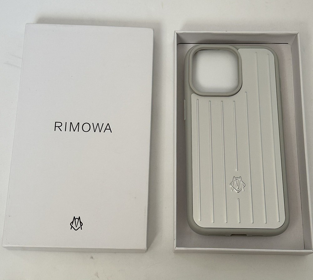 Rimowa Iphone Case Silver Aluminum For 16 Pro
