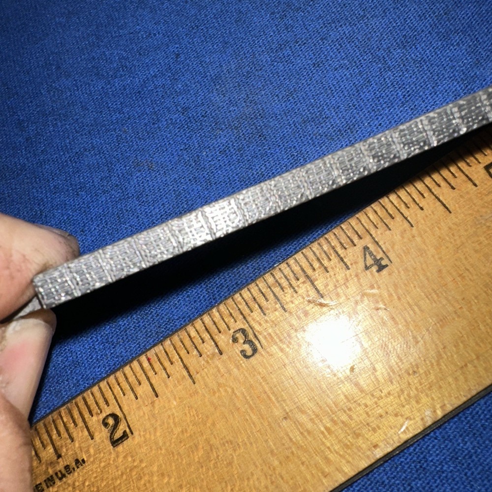 Printing Block ( Background Border Edge ) Thin Line Lead