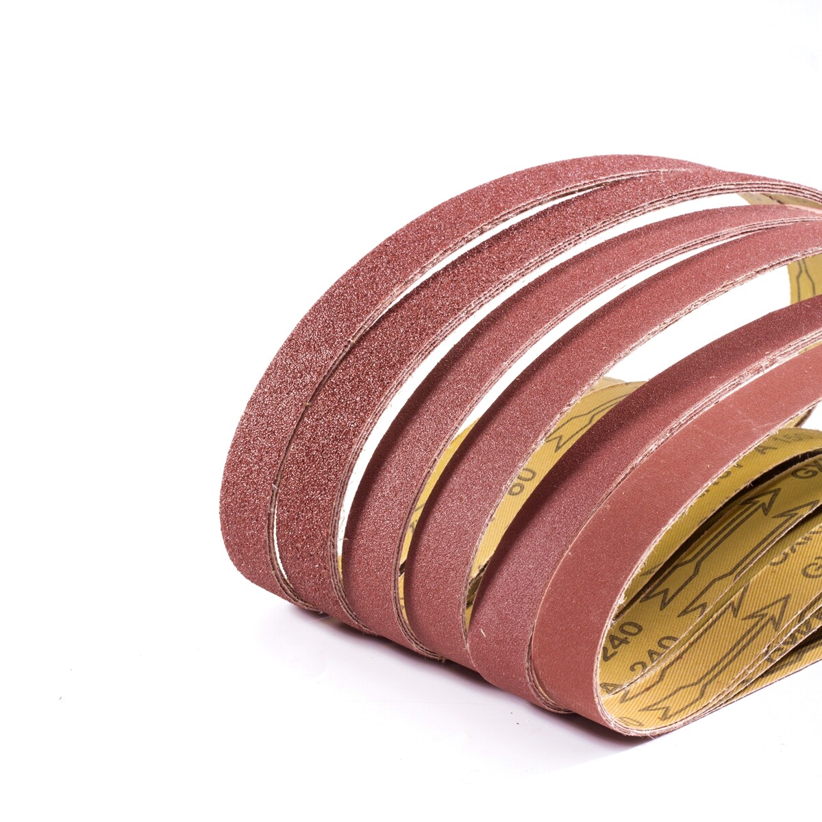 Sanding Belt 1 x 30 in 18-Pack 60 80 120 150 240 400 Grit Sander Belts Sandpaper