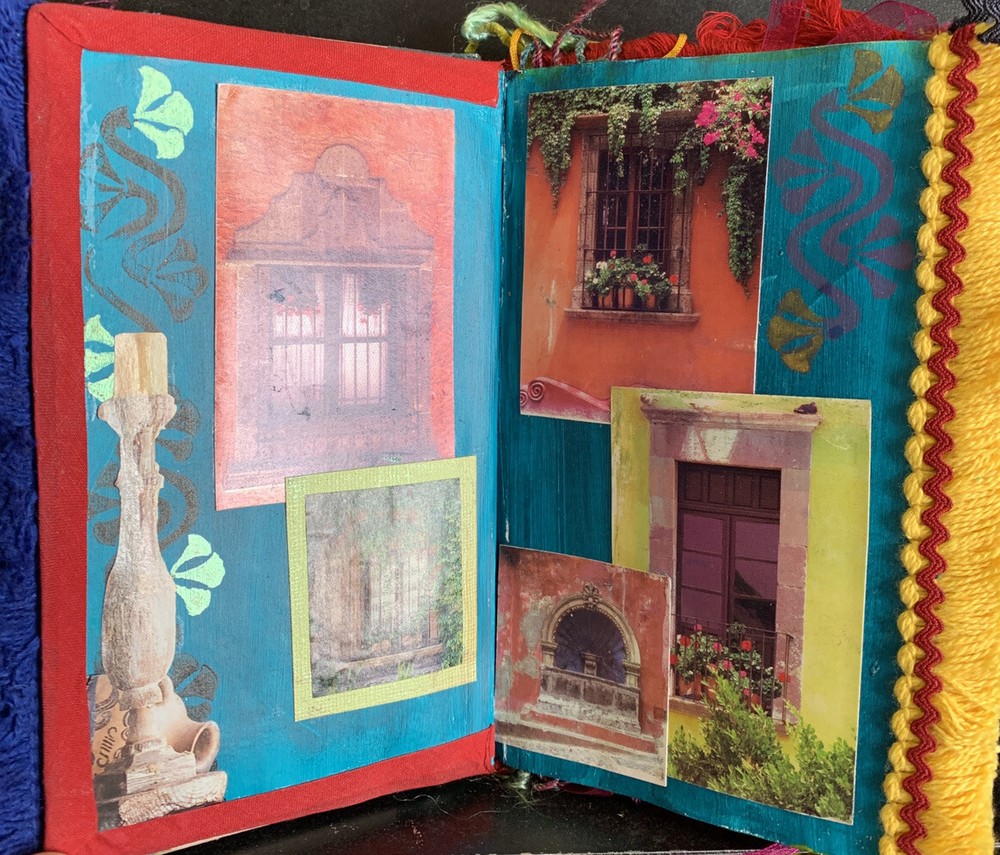 ALTERED BOOK Scrapbook MADISON COUNTY Found Objects IMAGES
