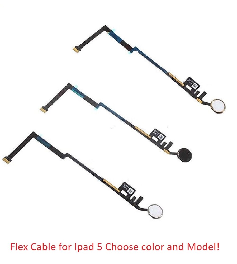 Home Menu Button Key Flex Cable Replacement Part for Ipad 5 2017 5th gen Display