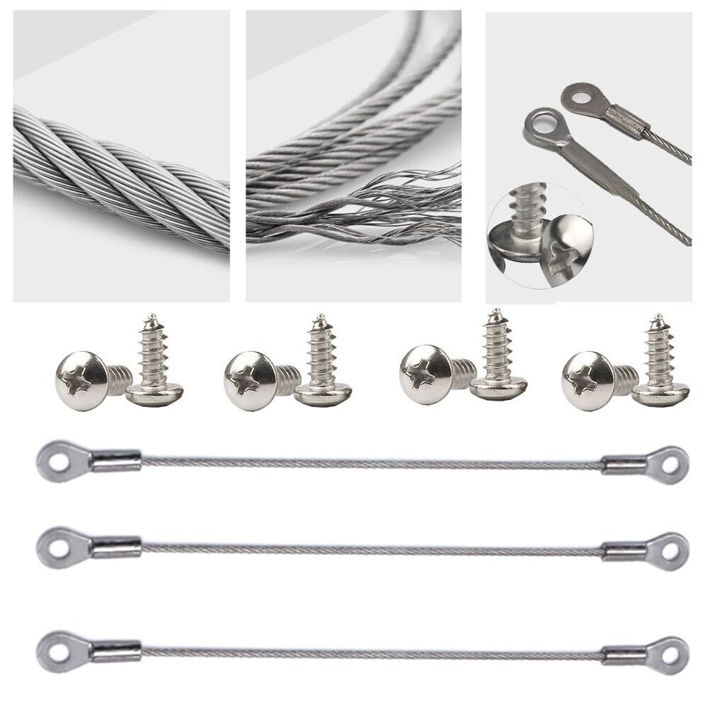 10 Pack Cabinet Hinge Limiter Door Angle Protector with Screws 6 Inch